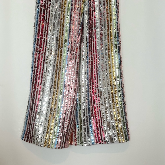 SAYLOR Jojo Sequin Jumpsuit XS V-Neck - Picture 7 of 14